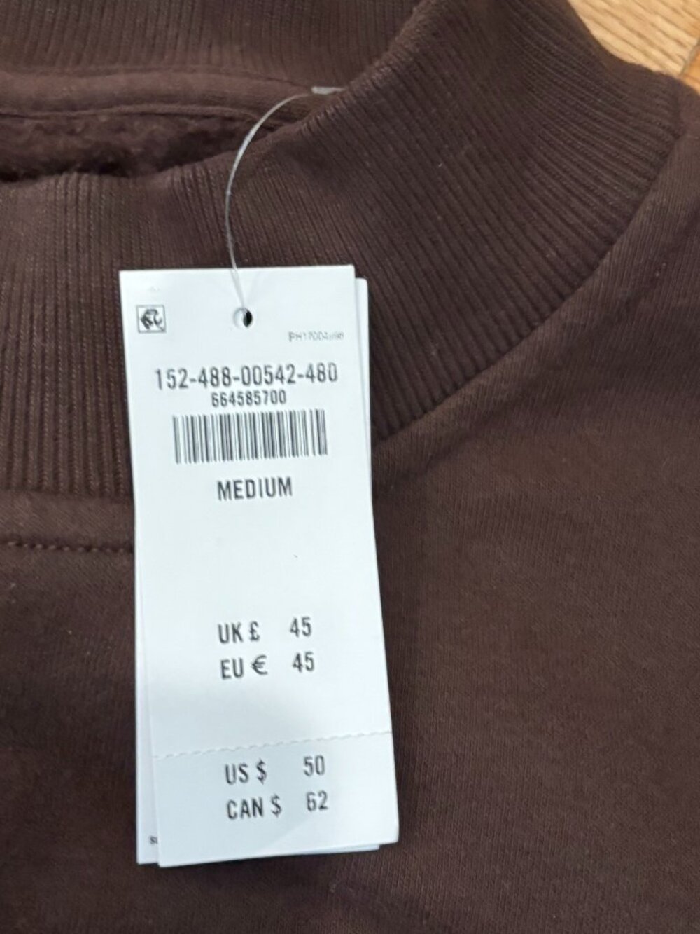 Abercrombie & Fitch Mockneck Crew Sweatshirt - Picture 3 of 4